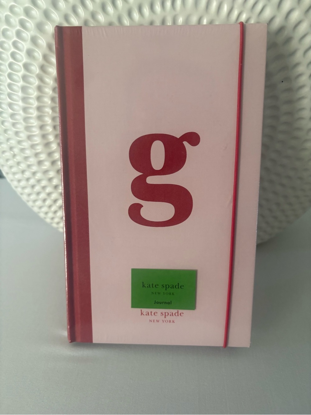 Kate Spade New York Initial "g" Hardcover Journal - Brand New in Wrap